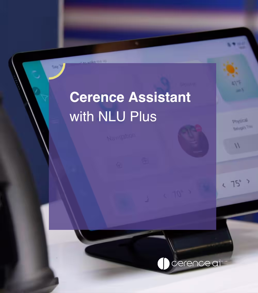 Cerence Assistant with NLU Plus