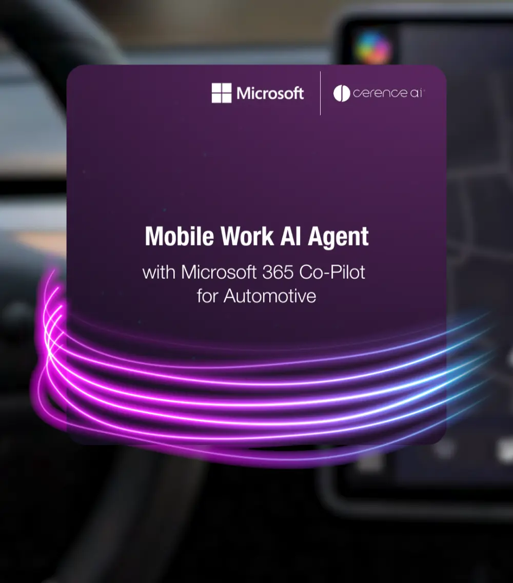 Mobile Work AI Agent with Microsoft 365 Co-Pilot for Automotive